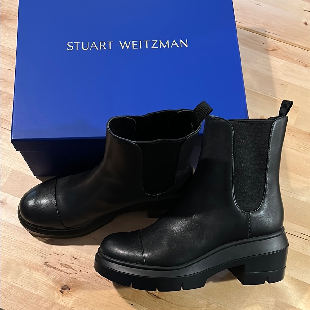 Stuart Weitzman Black Women's Boots NORAH